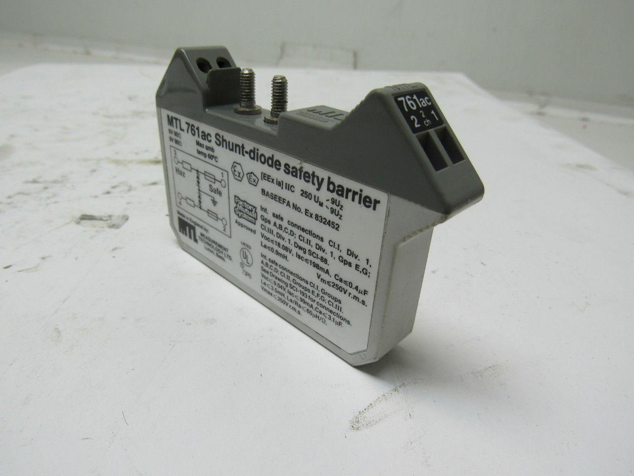 MTL 761ac Shunt-Diode Safety Barrier 9V