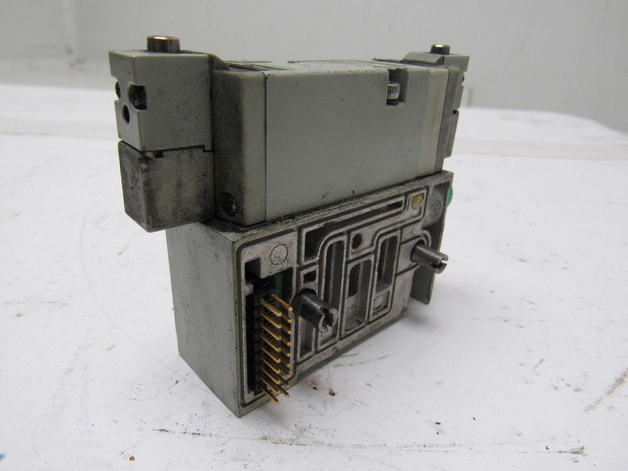 Numatics 042BB4Z4GL00061 Pneumatic Solenoid Valve W/Manifold Block 24VDC 150PSIG