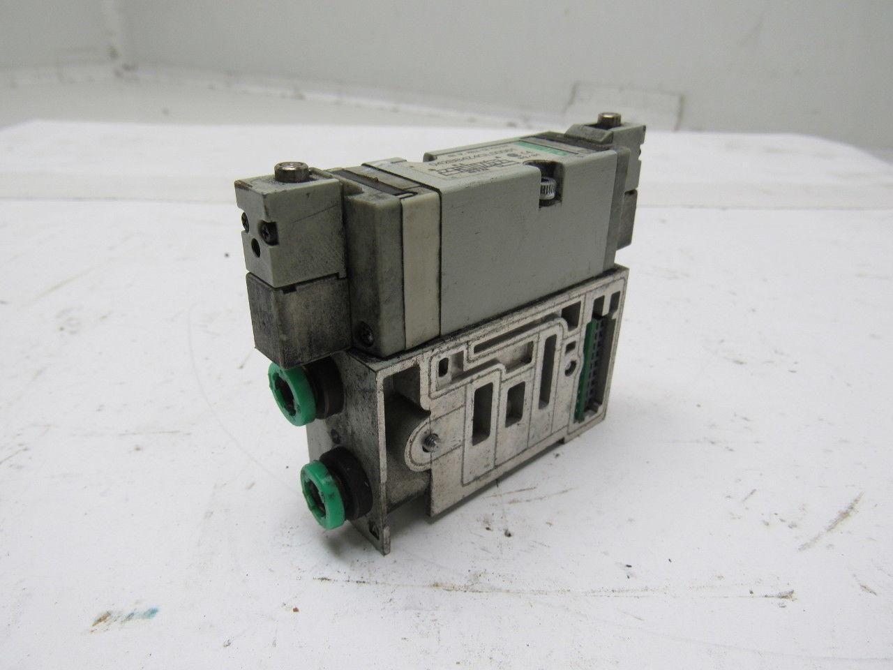 Numatics 042BB4Z4GL00061 Pneumatic Solenoid Valve W/Manifold Block 24VDC 150PSIG
