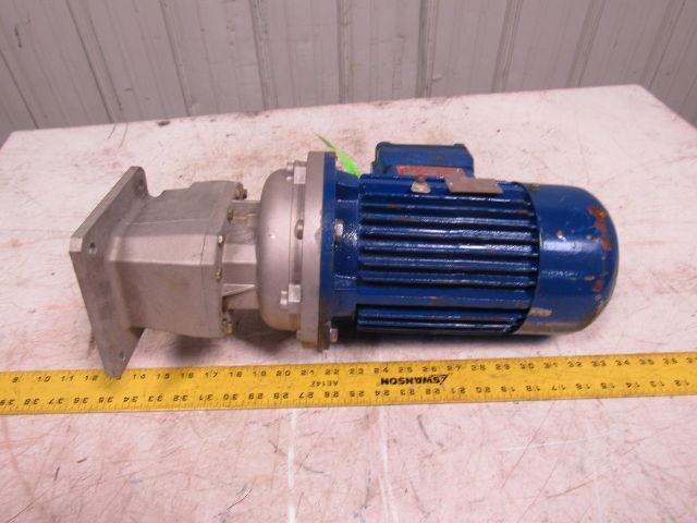 Bonfiglioli S201 F P80 Gear Speed Reducer W/1HP 280/480V Motor