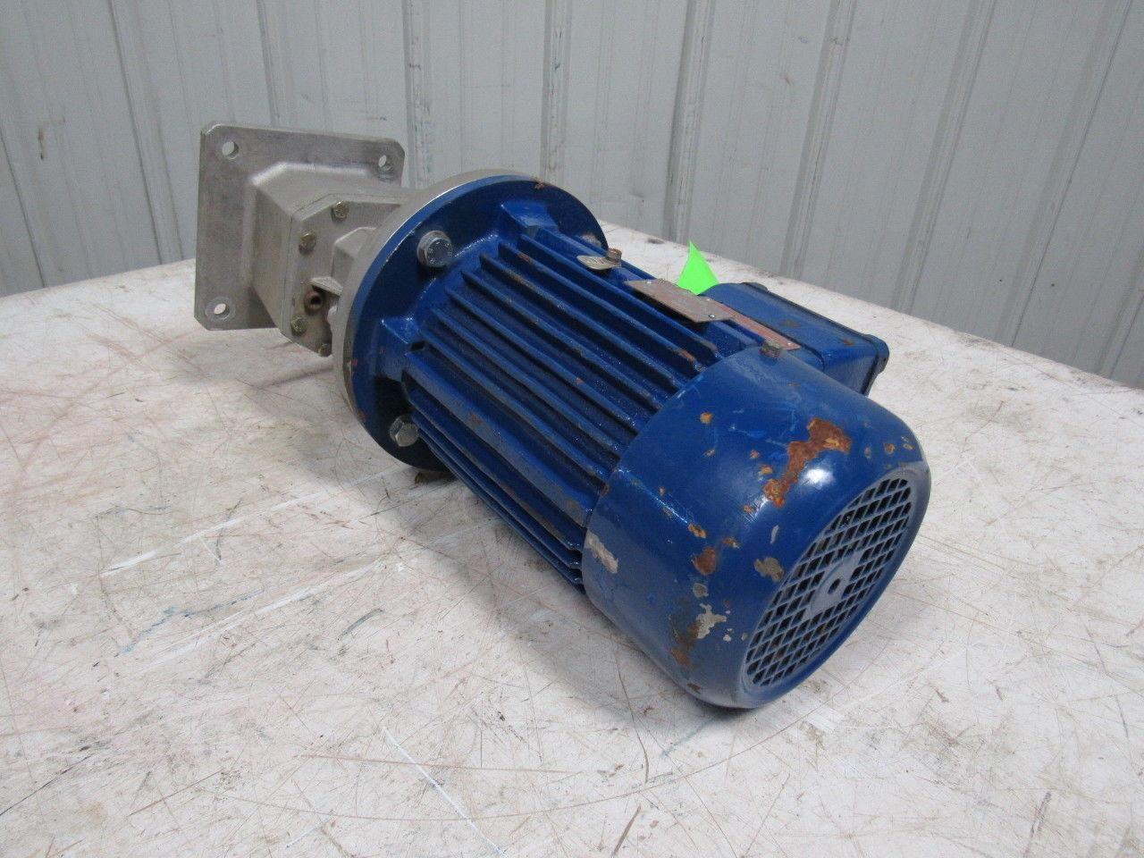 Bonfiglioli S201 F P80 Gear Speed Reducer W/1HP 280/480V Motor