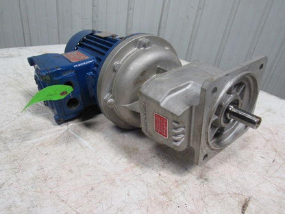 Bonfiglioli S201 F P80 Gear Speed Reducer W/1HP 280/480V Motor