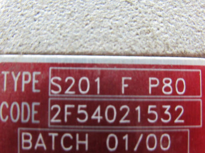 Bonfiglioli S201 F P80 Gear Speed Reducer W/1HP 280/480V Motor