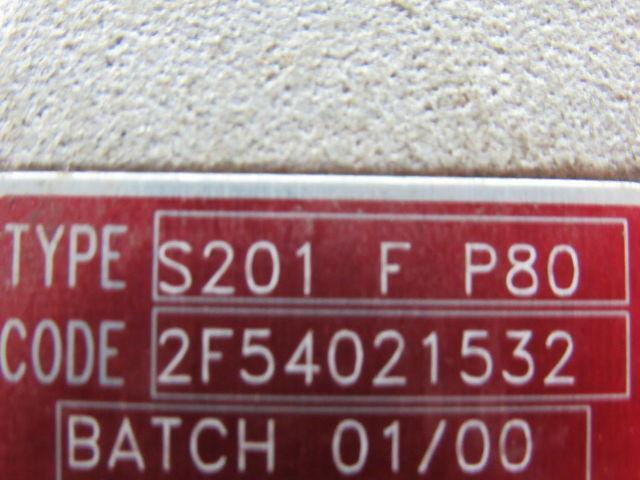 Bonfiglioli S201 F P80 Gear Speed Reducer W/1HP 280/480V Motor