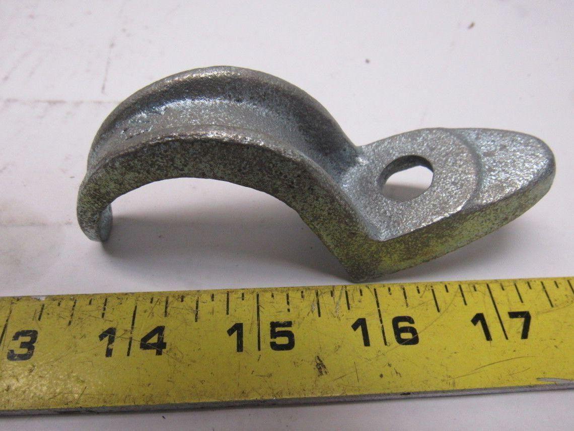 Crouse Hinds 514 1-1/2" Half Strap One Hole Rigid Conduit Hanger Lot Of 50