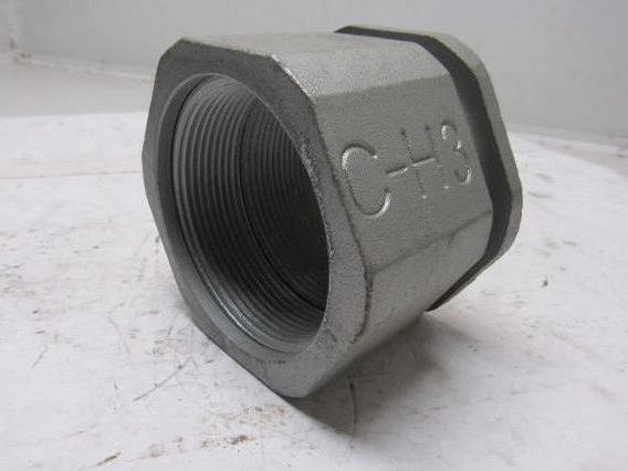 Crouse Hinds 197 3" Threaded Rigid IMC Conduit 3 Piece Coupling Lot Of 2