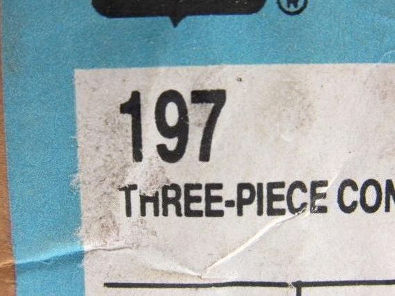 Crouse Hinds 197 3" Threaded Rigid IMC Conduit 3 Piece Coupling Lot Of 2
