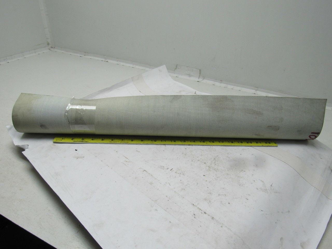 2-Ply Blue Smooth Top PVC Rubber Conveyor Belt 10' X 30-3/4" X 0.050"