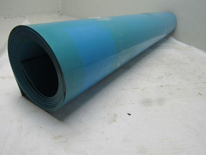 1-Ply Blue Smooth Both Sides Rubber Conveyor Belt 8' X 32" X 0.114"
