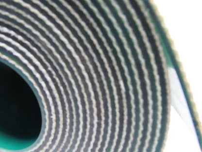 Green Urethane Smooth Top Woven Back Conveyor Belt 22' X 11-5/8" X 0.138"