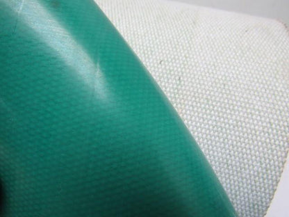 Green Urethane Smooth Top Woven Back Conveyor Belt 22' X 11-5/8" X 0.138"