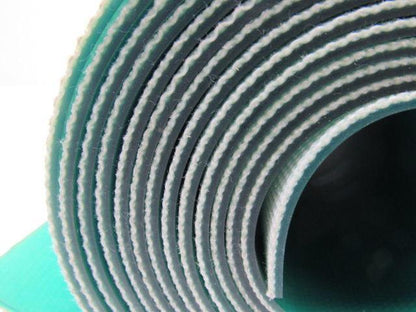 Green Urethane Smooth Top Woven Back Conveyor Belt 16' X 11-1/4" X 0.138"