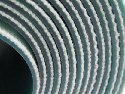 Green Urethane Smooth Top Woven Back Conveyor Belt 16' X 11-1/4" X 0.138"