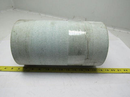 Green Urethane Smooth Top Woven Back Conveyor Belt 17' X 11-3/8" X 0.138"