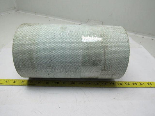 Green Urethane Smooth Top Woven Back Conveyor Belt 17' X 11-3/8" X 0.138"