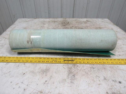 Green Urethane Smooth Top Woven Back Conveyor Belt 14' X 26" X 0.138"