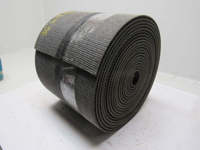 Black PVC Rubber Rough Top Incline Conveyor Belt 36' X 9-3/4" X 0.273"