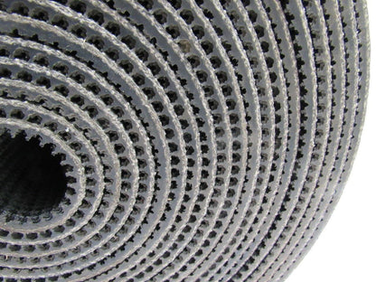 Black PVC Rubber Rough Top Incline Conveyor Belt 36' X 9-3/4" X 0.273"