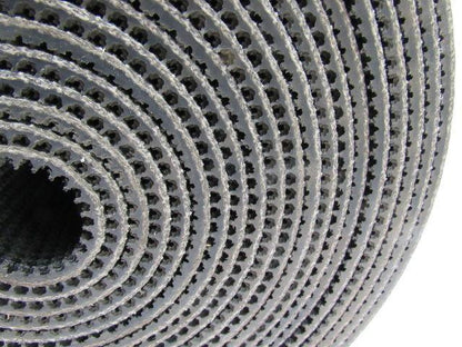 Black PVC Rubber Rough Top Incline Conveyor Belt 36' X 9-3/4" X 0.273"