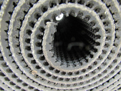 Black PVC Rubber Rough Top Incline Conveyor Belt 36' X 9-3/4" X 0.273"