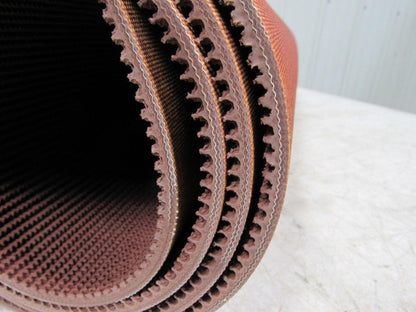 3 ply red rubber rough top incline conveyor belt 7' X 30-1/2" X 0.313"