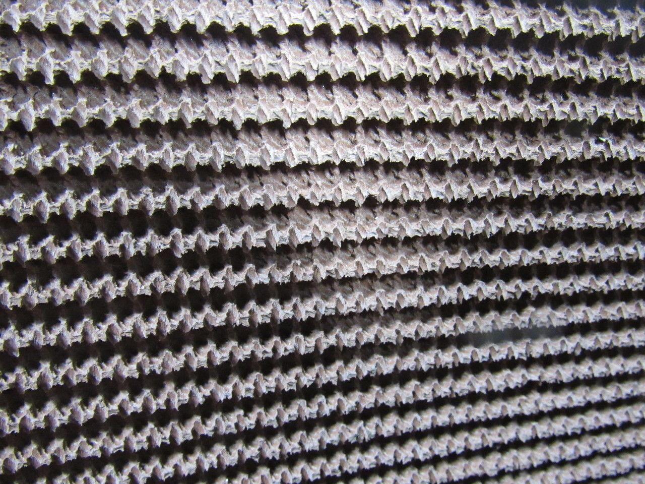 3 ply red rubber rough top incline conveyor belt 7' X 30-1/2" X 0.313"