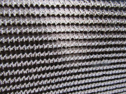 3 ply red rubber rough top incline conveyor belt 7' X 30-1/2" X 0.313"