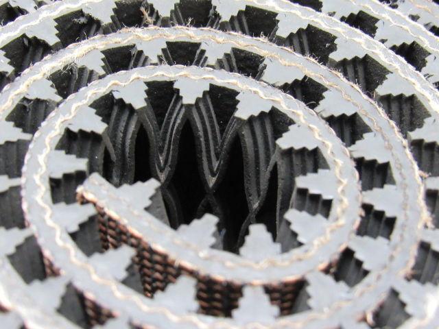2 Ply Black Diamond Top Incline Conveyor Belt 28' X 3" X 0.290"