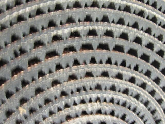 2 Ply Black Diamond Top Incline Conveyor Belt 28' X 3" X 0.290"