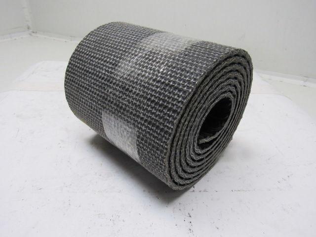 Interwoven Polyester Black PVC Crescent Top Conveyor Belt 8' X 6-7/8"