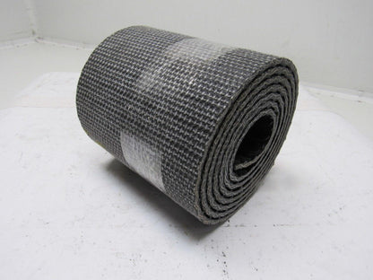 Interwoven Polyester Black PVC Crescent Top Conveyor Belt 8' X 6-7/8"
