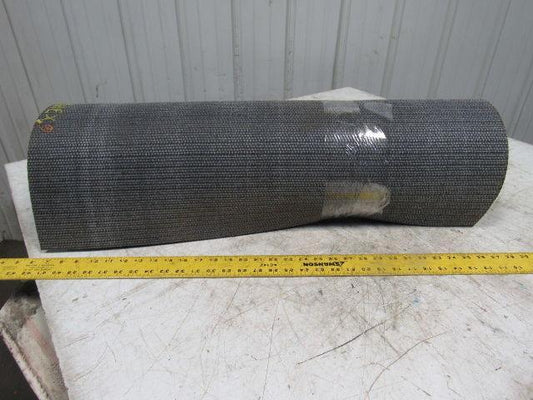 Interwoven Polyester Black PVC Crescent Top Conveyor Belt 6' X 31-3/8"