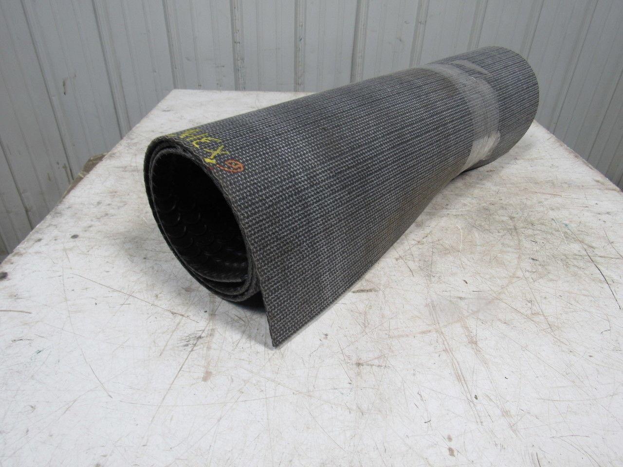 Interwoven Polyester Black PVC Crescent Top Conveyor Belt 6' X 31-3/8"