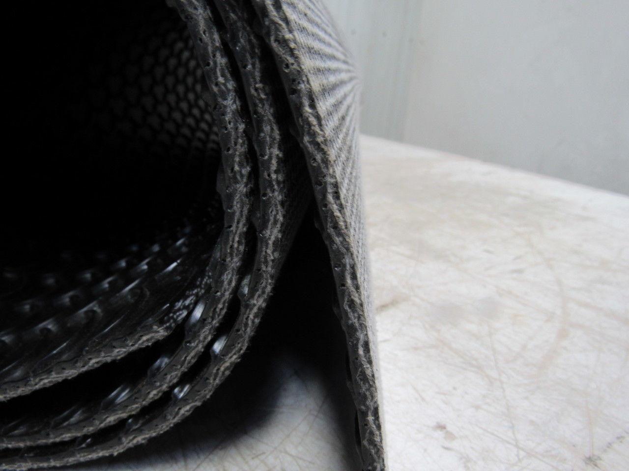 Interwoven Polyester Black PVC Crescent Top Conveyor Belt 6' X 31-3/8"