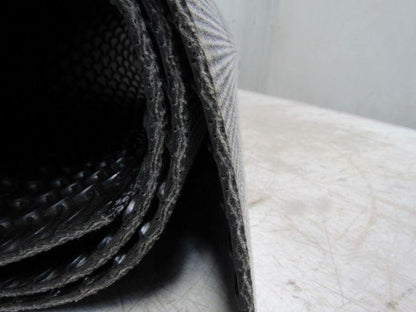 Interwoven Polyester Black PVC Crescent Top Conveyor Belt 6' X 31-3/8"