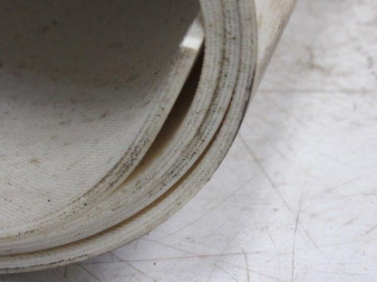 3R10-0W 3-Ply White Food Grade Smooth Top Conveyor Belt 52" X 62" X 0.130"