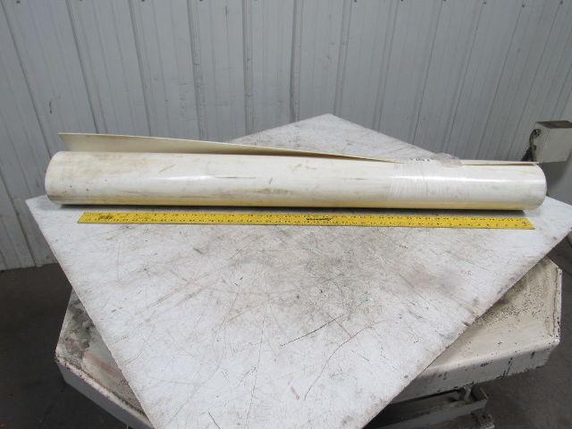 3R10-0W 3-Ply White Food Grade Smooth Top Conveyor Belt 52" X 62" X 0.130"