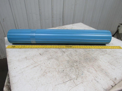 1-Ply Blue Homogeneous Cleat Conveyor Belt 7' X 41-3/8" X 0.225"