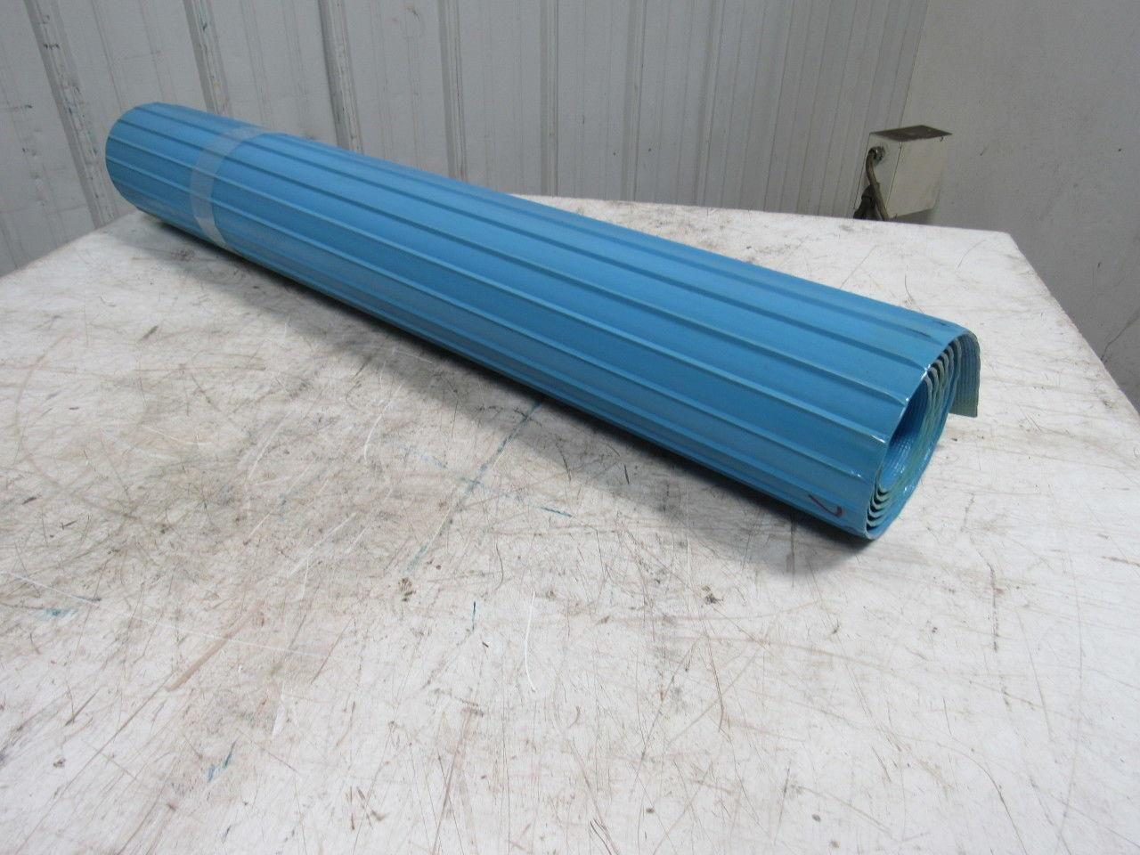 1-Ply Blue Homogeneous Cleat Conveyor Belt 7' X 41-3/8" X 0.225"