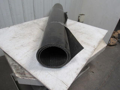 Interwoven Polyester Black PVC Conveyor Belt 8' X 71-3/8" X 0.150"