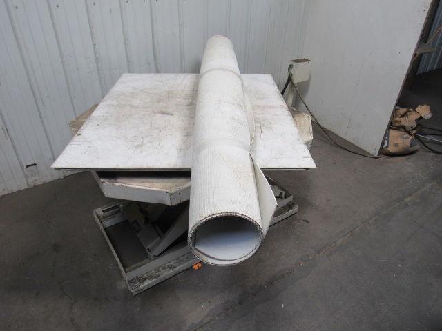 2 Ply White Smooth Top Conveyor Belt 6' X 84-1/8" X 0.150"