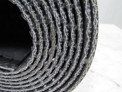 Interwoven Polyester Black PVC Crescent Top Conveyor Belt 20' X 25-1/2"