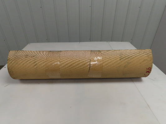 3 Ply White Cleat Ribbed Conveyor Belt 9' X 33" X 0.270"