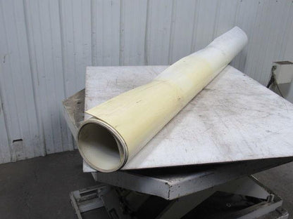 2 Ply White Smooth Top Conveyor Belt 9' X 87-7/8" X 0.90"