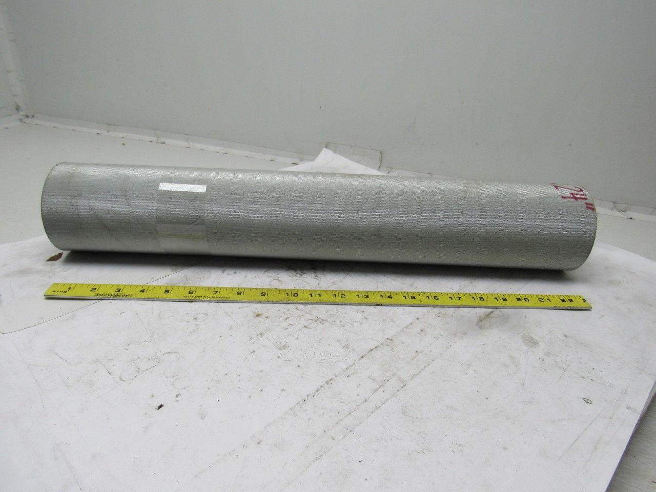 2 Ply Green I-Shape Lattice Pattern PVC Conveyor Belt 8' X 24" X 0.105"