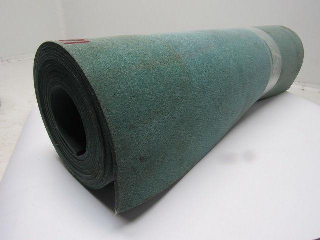 Green Polyester Fleece Conveyor Belt 10' X 24-3/4" X 0.210" Thick
