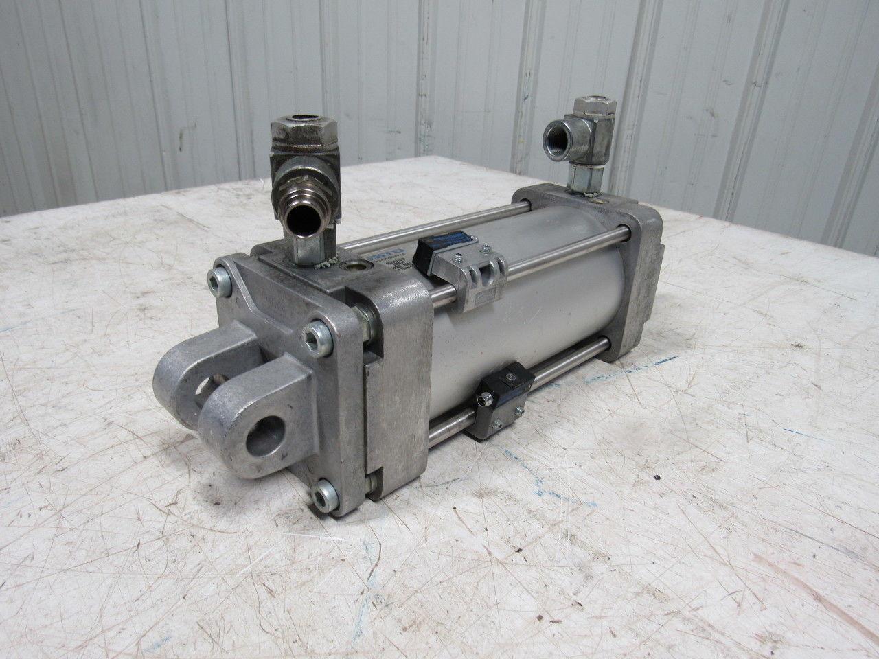 Festo DNG-100-153-PPV-A Pneumatic Cylinder 1" Rod 6" Stroke Dbl Action M20 Rod