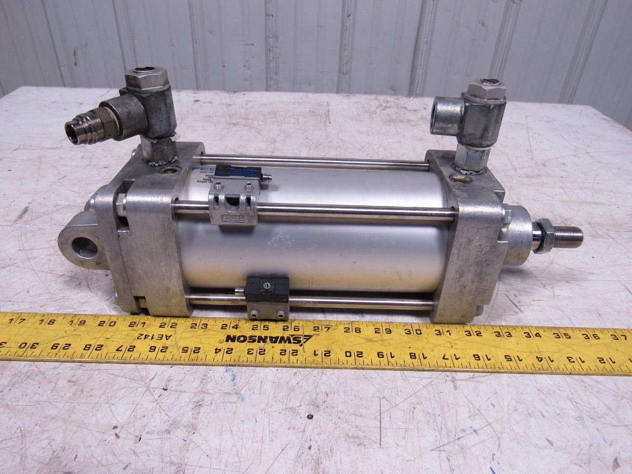 Festo DNG-100-153-PPV-A Pneumatic Cylinder 1" Rod 6" Stroke Dbl Action M20 Rod