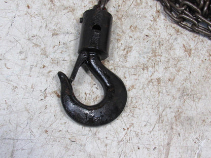 CM Cyclone Model S 1 Ton Manual Chain Fall Hoist 19' Lift w/Load Limiter Tested