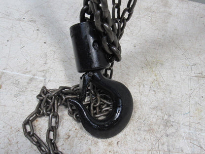 CM Cyclone Model M 1-1/2 Ton Manual Chain Fall Hoist 11' 4" Lift Load Tested